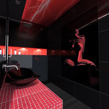 Projekt i aranżacja długiej i wąskiej łazienki